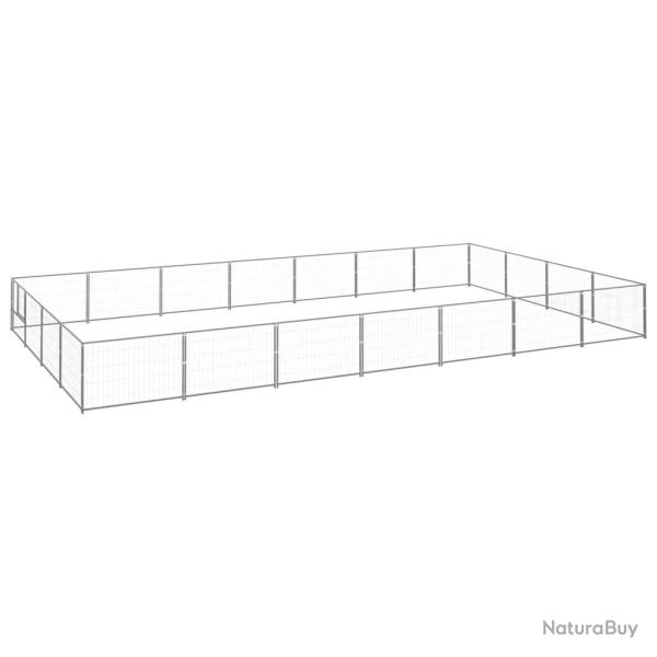 Chenil Argent 28 m Acier alsavelo