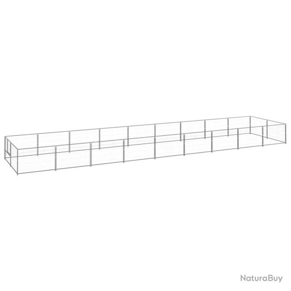 Chenil Argent 18 m Acier alsavelo