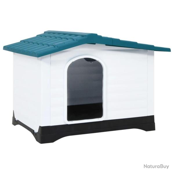 Niche pour chien Bleu 90,5x68x66 cm Polypropyl�ne