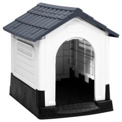 Niche pour chien Bleu 57x68x66 cm Polypropyl&egrave;ne