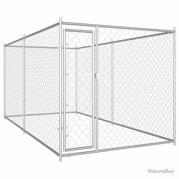 Chenil d'extrieur pour chiens 382x192x185 cm alsavelo