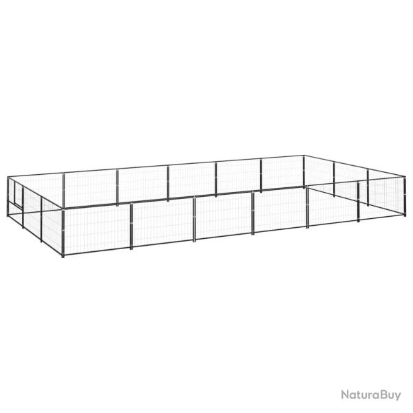 Chenil Noir 18 m� Acier