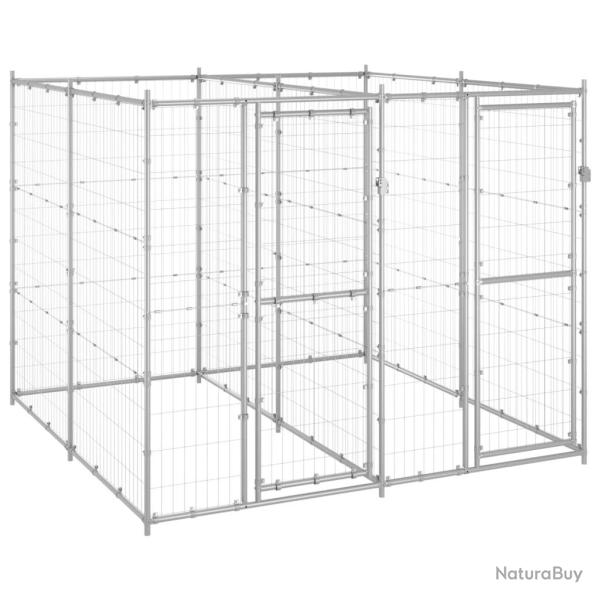 Chenil ext�rieur Acier galvanis� 4,84 m�