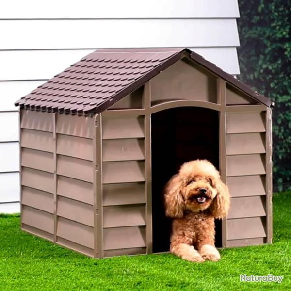 Niche pour chien Marron 86x84x82 cm Polypropyl�ne