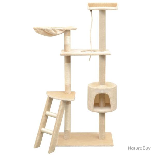 Arbre  chat avec griffoirs en sisal 150 cm Beige alsavelo
