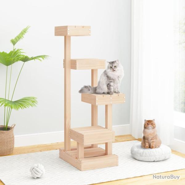 Arbre � chat 45,5x49x103 cm Bois de pin massif