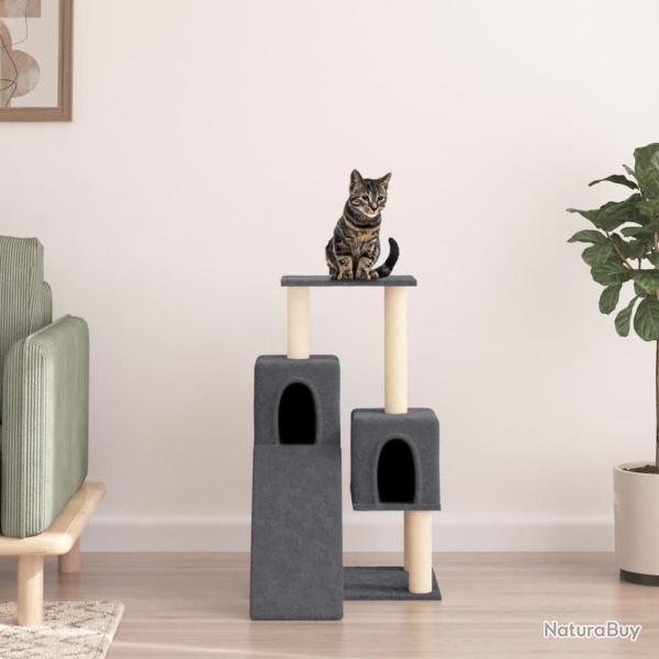 Arbre  chat avec griffoirs en sisal Gris fonc 82 cm alsavelo