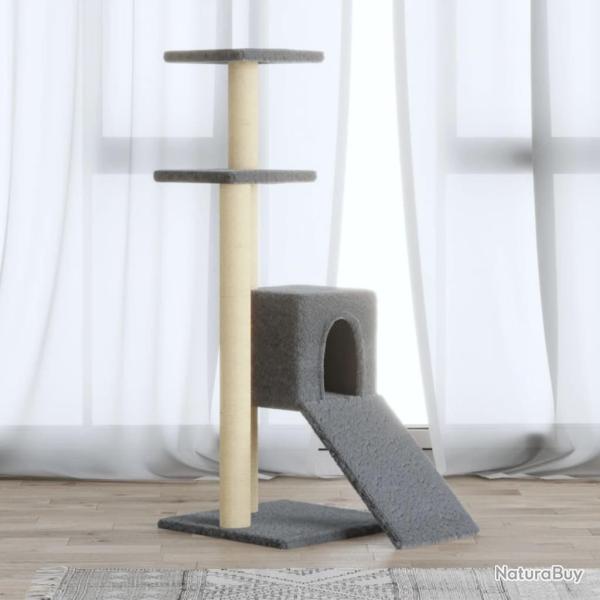 Arbre � chat avec griffoirs en sisal Gris clair 92 cm