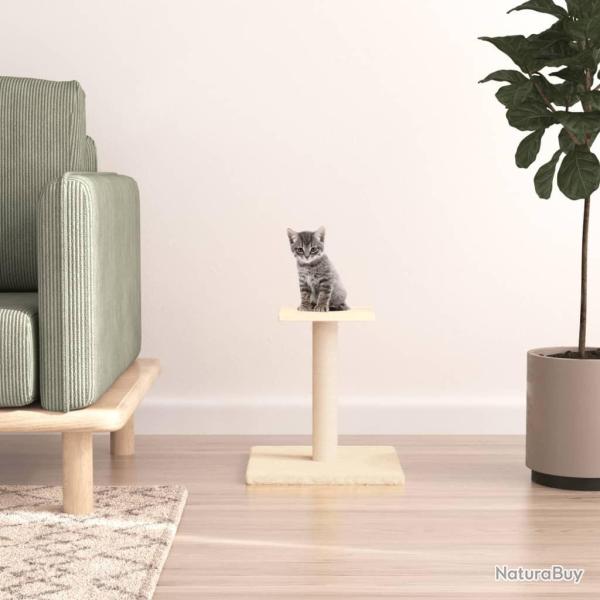 Arbre � chat avec plate-forme cr�me 38 cm