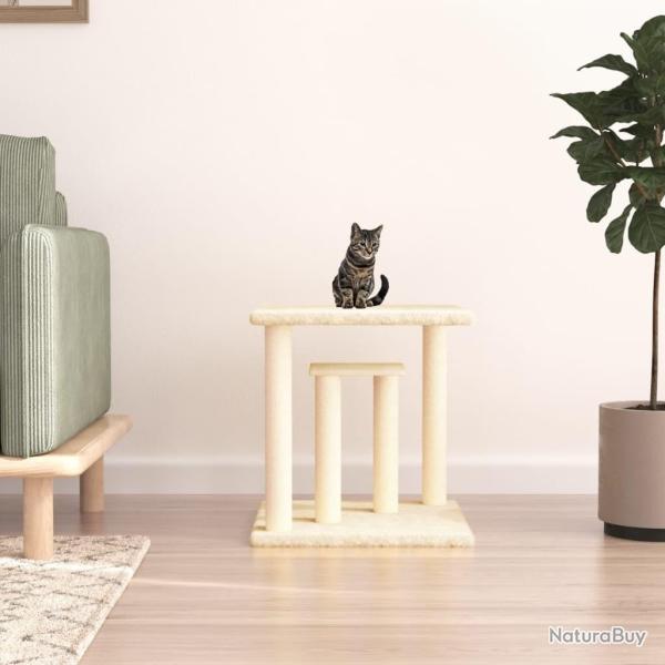 Arbres � chat avec plates-formes cr�me 50 cm