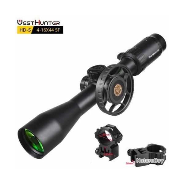WestHunter HD-S 4-16X44SF Chasse lunettes De Vis�e Mil Dot Antichoc Diam�tre 30mm