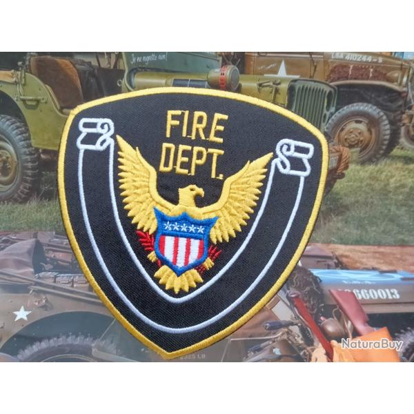 Service Incendie US - Hauteur 10.5 cm  Largeur 10 cm