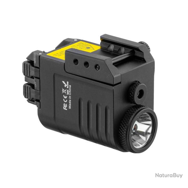 Lampe tactique + viseur laser vert L5A820 (Skywoods)