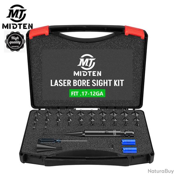 MidTen Collimateur De R�glage Calibre 0.17-12GA Laser Vert - LIVRAISON GRATUITE !!
