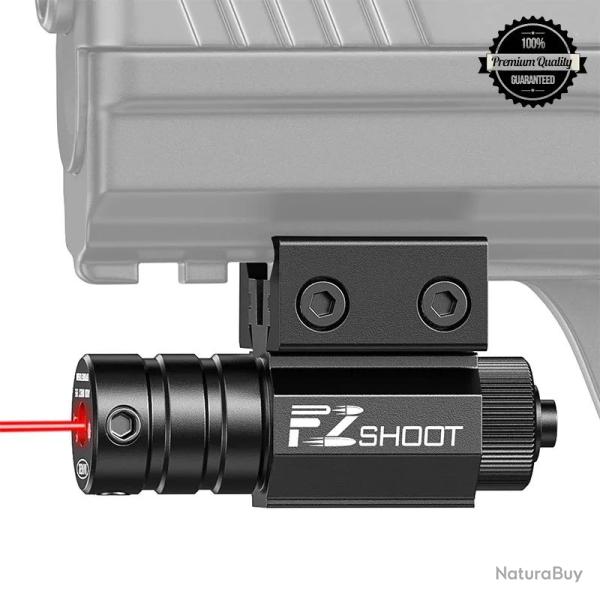 MidTen-Viseurs laser rouges tactiques compacts avec support sur rail Picatinny - 20MM