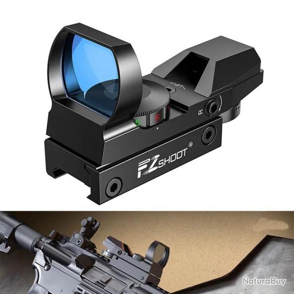 MidTen - lunette de vis�e � points rouge et vert RAIL DE 20MM - LIVRAISON GRATUITE !!!