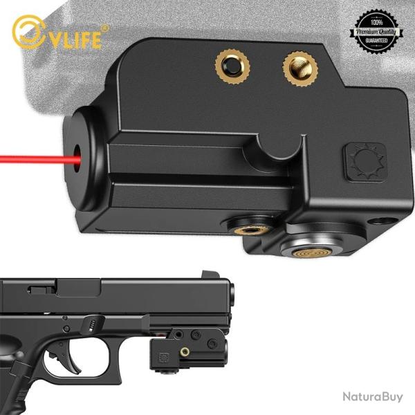 MidTen - point Laser vue rouge pour pistolet magn�tique USB Rechargeable - LIVRAISON GRATUITE !!!
