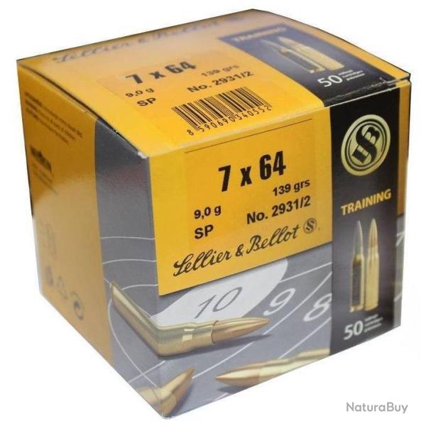 Balles Sellier & Bellot Soft Point - Cal. 7x64 - 50