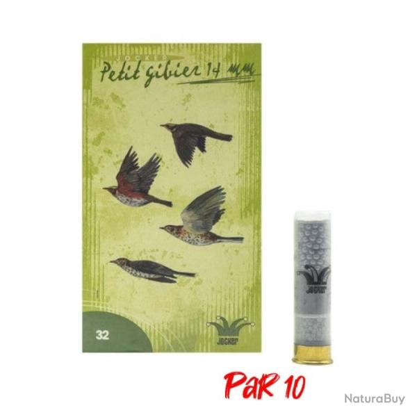 Boite de 10 Cartouches Jocker 14mm - Cal. 32/63/08 - 6 / Par 10