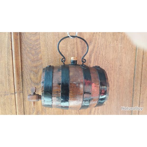 Rare Ancien Tonnelet Rustique Art D�co Bistrot Cave Bar Collection Oenologie Curiosit�