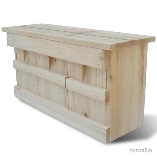 Nichoir pour moineau 44 x 15,5 x 21,5 cm