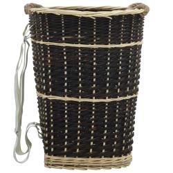 Sac &agrave; dos bois de chauffage sangles de transport 50x44x58 cm