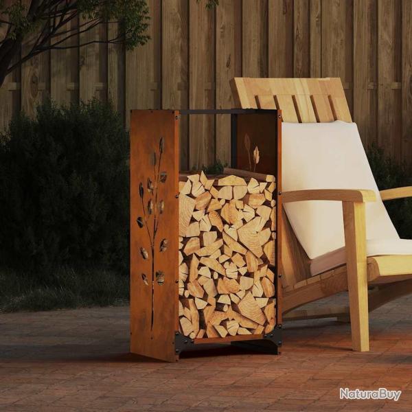 �tag�re � bois 40x30x80 cm acier r�sistant aux intemp�ries