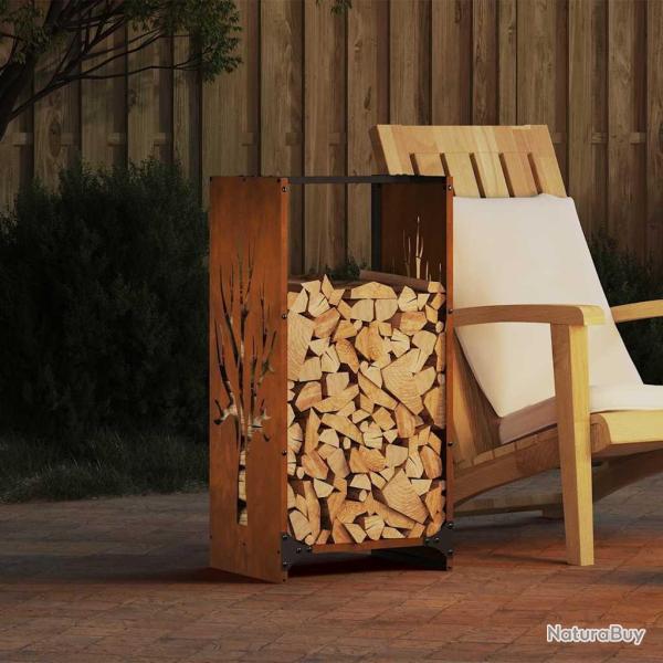�tag�re � bois 40x30x80 cm acier r�sistant aux intemp�ries