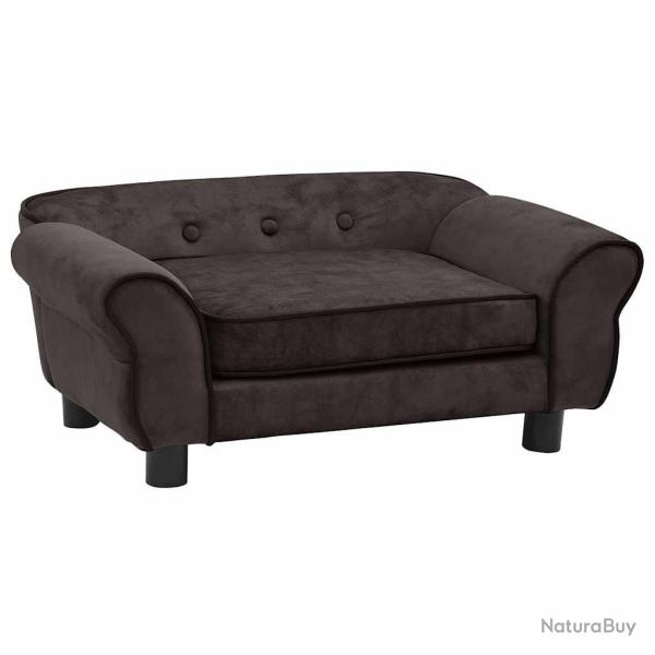 Canap� pour chien Marron 72x45x30 cm Peluche