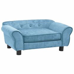 Canap&eacute; pour chien Turquoise 72x45x30 cm Peluche