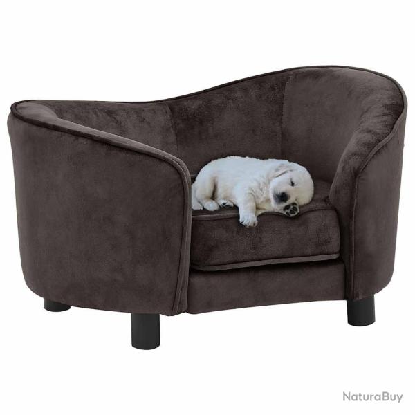 Canap� pour chien Marron 69x49x40 cm Peluche