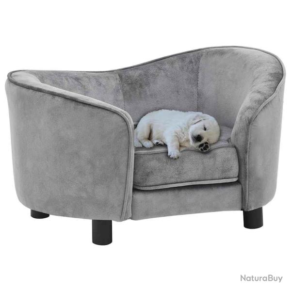 Canap� pour chien Gris 69x49x40 cm Peluche