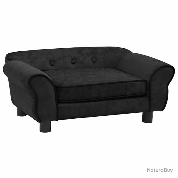 Canap� pour chien Noir 72x45x30 cm Peluche