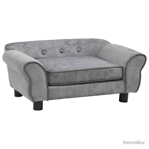Canap� pour chien Gris 72x45x30 cm Peluche