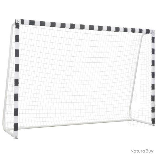 But de football 300x200x90 cm M�tal Noir et blanc
