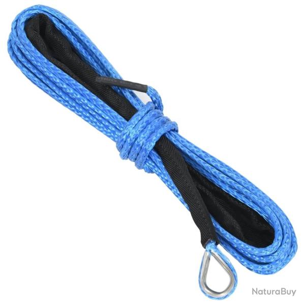 Corde de treuil Bleu 5 mm x 9 m alsavelo
