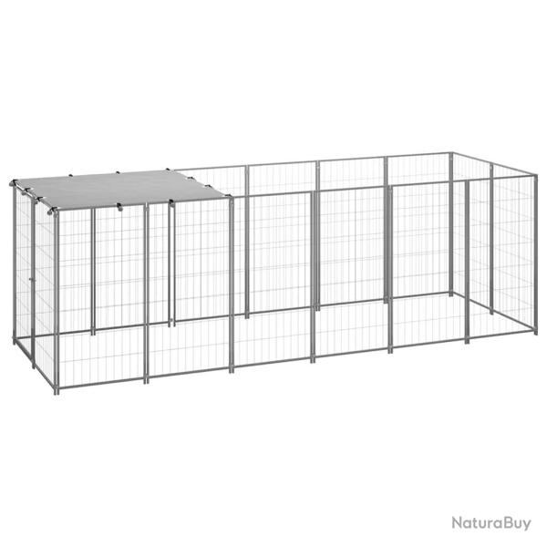 Chenil Argent� 330x110x110 cm Acier