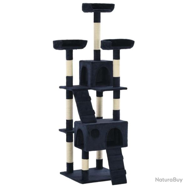 Arbre � chat avec griffoirs en sisal 170 cm Bleu alsavelo