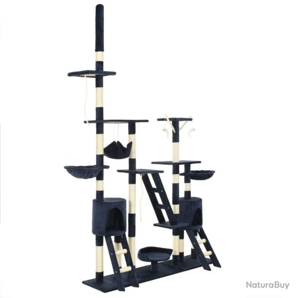 Arbre  chat avec griffoirs en sisal 230-250 cm Bleu alsavelo