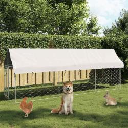Chenil ext&eacute;rieur avec toit 400x100x150 cm