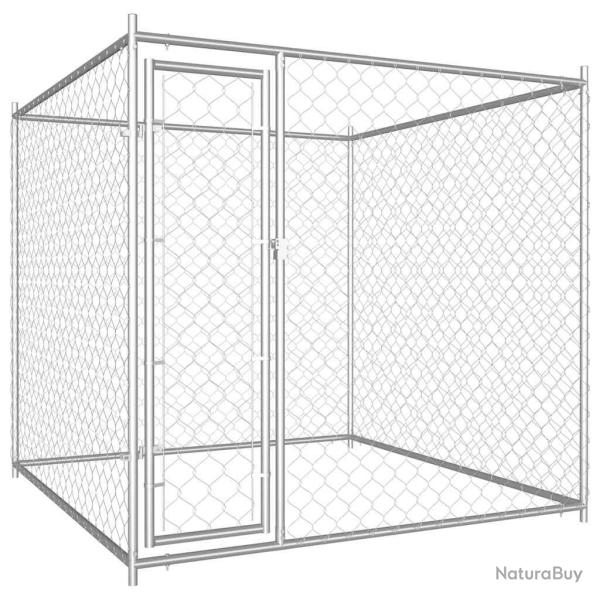 Chenil d'ext�rieur pour chiens 193x193x185 cm