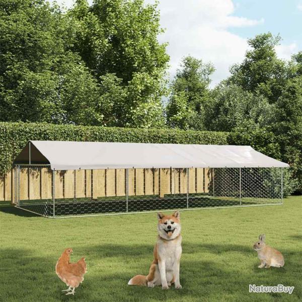 Chenil ext�rieur avec toit 600x300x150 cm alsavelo