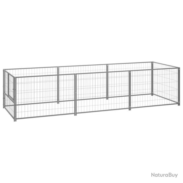 Chenil Argent� 3 m� Acier