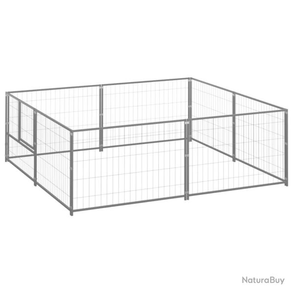 Chenil Argent� 4 m� Acier