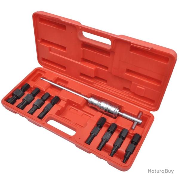 Ensemble d'outils d'extraction de palier � trou borgne 9 pcs