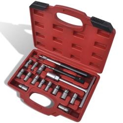couteau de si&egrave;ge d'injecteur diesel 17 pcs alsavelo