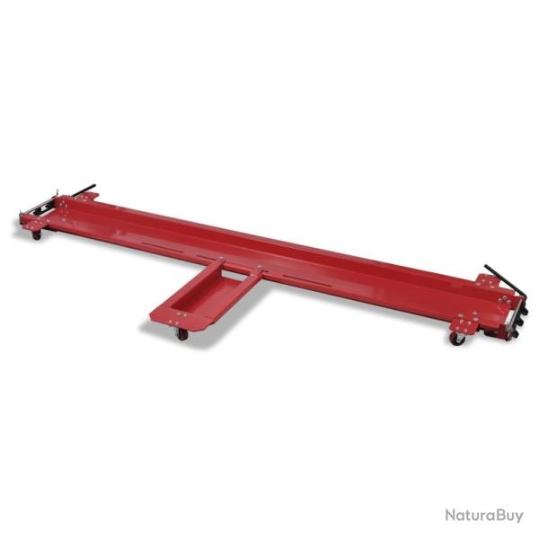 Chariot de moto Rouge alsavelo