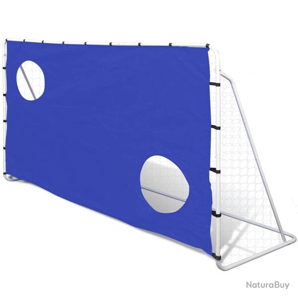 But de Football avec Cibles 240x92x150 cm acier haute qualit�