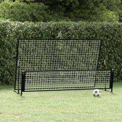 But de football de rebondissement 2 en 1 202x104x120 cm Acier