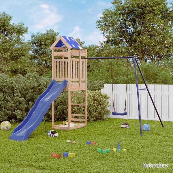 Aire de jeux d'ext�rieur bois de pin massif alsavelo